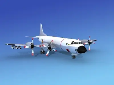 Lockheed P-3 Orion Spain 3D model