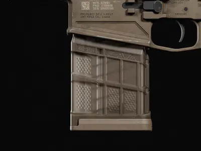 MCX Spear - M7 Low-poly 3D model