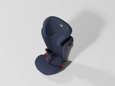 Britax Romer Kidfix III M 15-36 kg baby car seat set S Low-poly 3D model