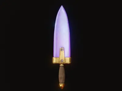 Magic Ceramic Blade Free low-poly 3D model