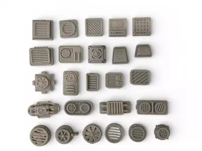 Vent Covers 3D print model