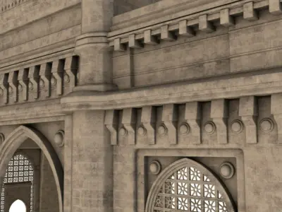 Mumbai The Gateway Of India 3D model