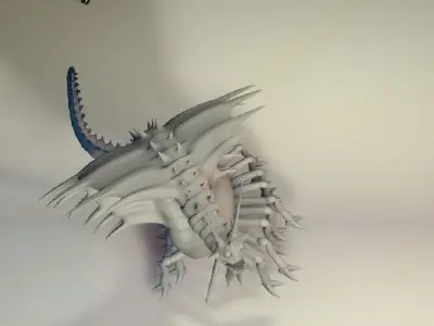 A centipede type creature 3D model