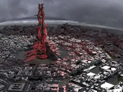 Skeleton Tower 2 3D model