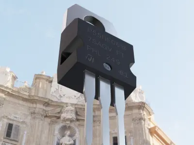 Mosfet Transistor 3D model