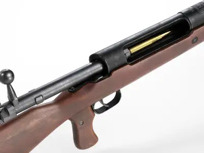 PBR Mauser 1918 Tankgewehr  Low-poly 3D model