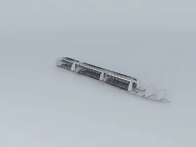 Boeing 787-800 Interior Free 3D model