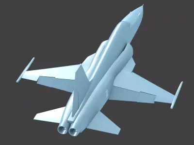 F-5E TigerII topgun mig-28 3D print model
