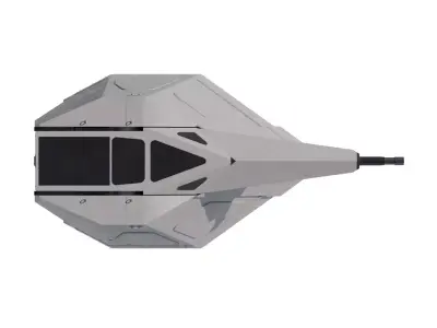 sovraponte 76mm naval gun 3D model