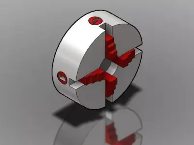 Chuck Of Lathe Free 3D model