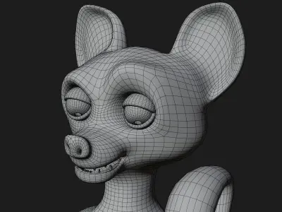 Cartoon animal 3D model
