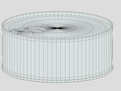 Meat Canned Low Poly Low-poly 3D model