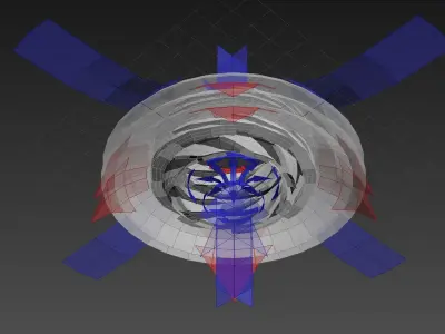 Double Inverted Coanda Motor - Concept 3D model