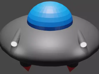 hover car 2 Free 3D model