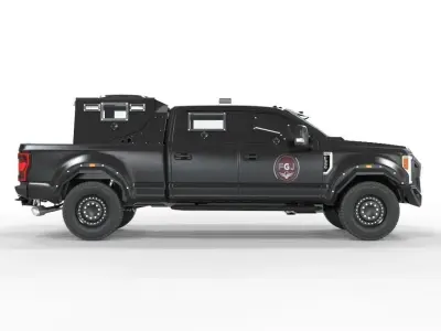 Generic Armored Truck F250 2018 3D model