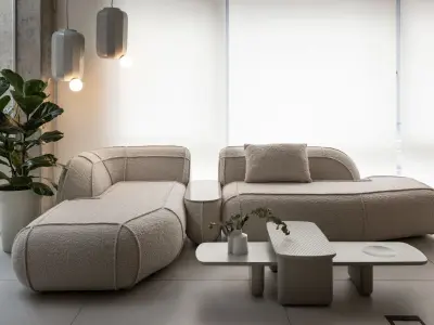 RAFT modular sofa Free 3D model