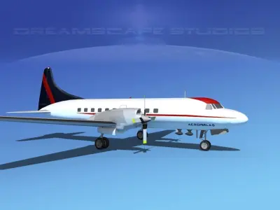 Convair CV-580 Aeroperlas 3D model