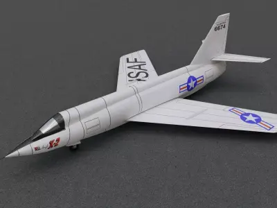  Bell X-2 Starbuster 3D model
