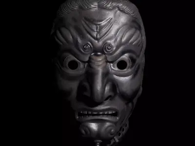 Jikokuten Samurai Mask 3D model