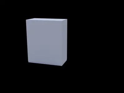Small Wardrobe Free 3D model