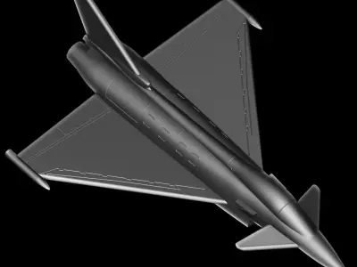 Eurofighter 2000 3D print model