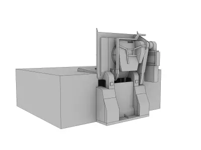 Furnace Machine Free low-poly 3D model