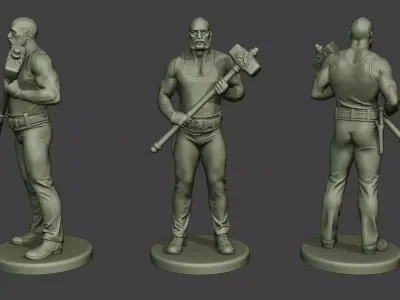 Bill HammerMan BH1 0001 3D print model