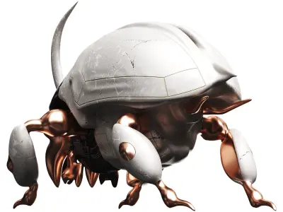 Beetle Low-poly 3D model