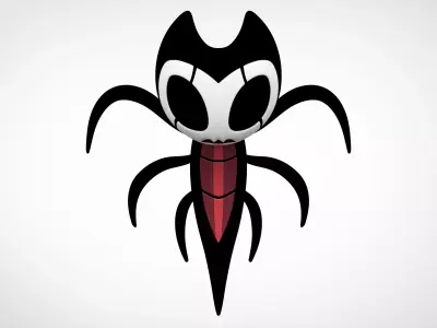 Grimmchild Phase 3 Low-poly 3D model