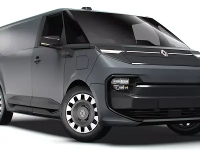 Renault Trafic e Tech Panel Van 2025 3D model