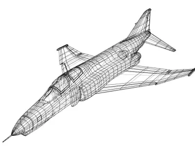 F4 Phantom ready to adapt 3D model