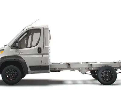 RAM Promaster Chassis Truck Single Cab 3450WB 2023 3D model