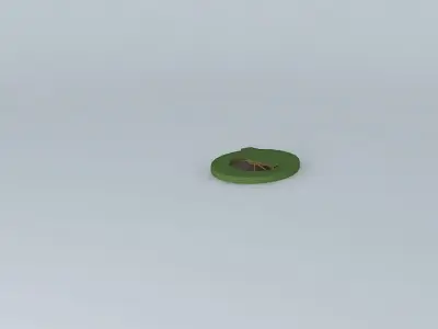 Tiny earth house Free 3D model