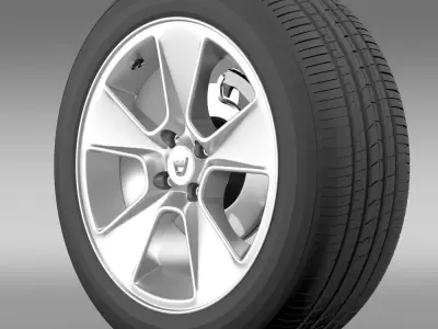Dacia Logan wheel 3D model