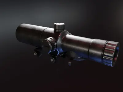 NPZ PO156 Scope Low-poly 3D model
