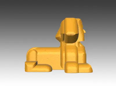 Aquarium Ornaments Sphinx Free 3D print model