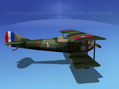 SPAD SXIII V13 3D model
