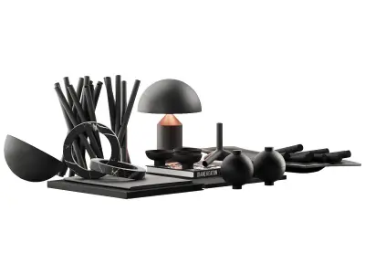 024 BLACK decorative pack PART 1 3D model