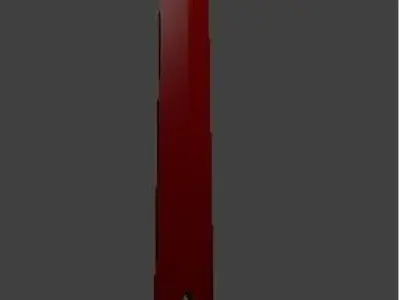 Red Broadsword Free 3D model