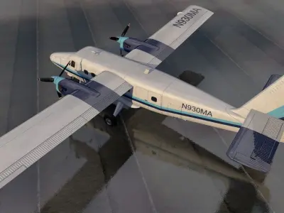 De Havilland Canada DHC-6 Twin Otter 3D model