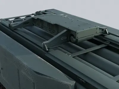  M142  HIMARS  Low-poly 3D model