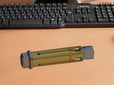 Shield Anchor Loose Bolt Free 3D model