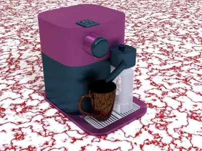 Coffee Machine Philips 3D model Free 3D model
