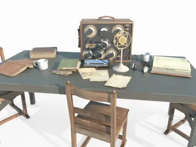Old telegraph station 3D model