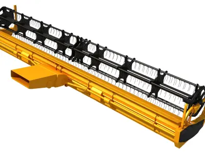 Yellow Threshing 3D model