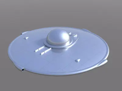 Plan 9 saucer Free 3D model