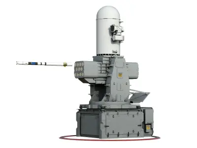 Mk 15 Mod 31 SeaRAM 3D model