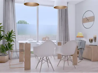 Dining room - Comedor Free 3D model