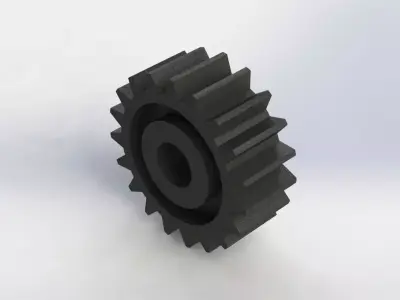 Engrenagem de Portao Eletrico Eletric Door Gear Dia 32 x 12 3D model