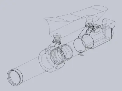 A5M4 Photo gun 3D print model